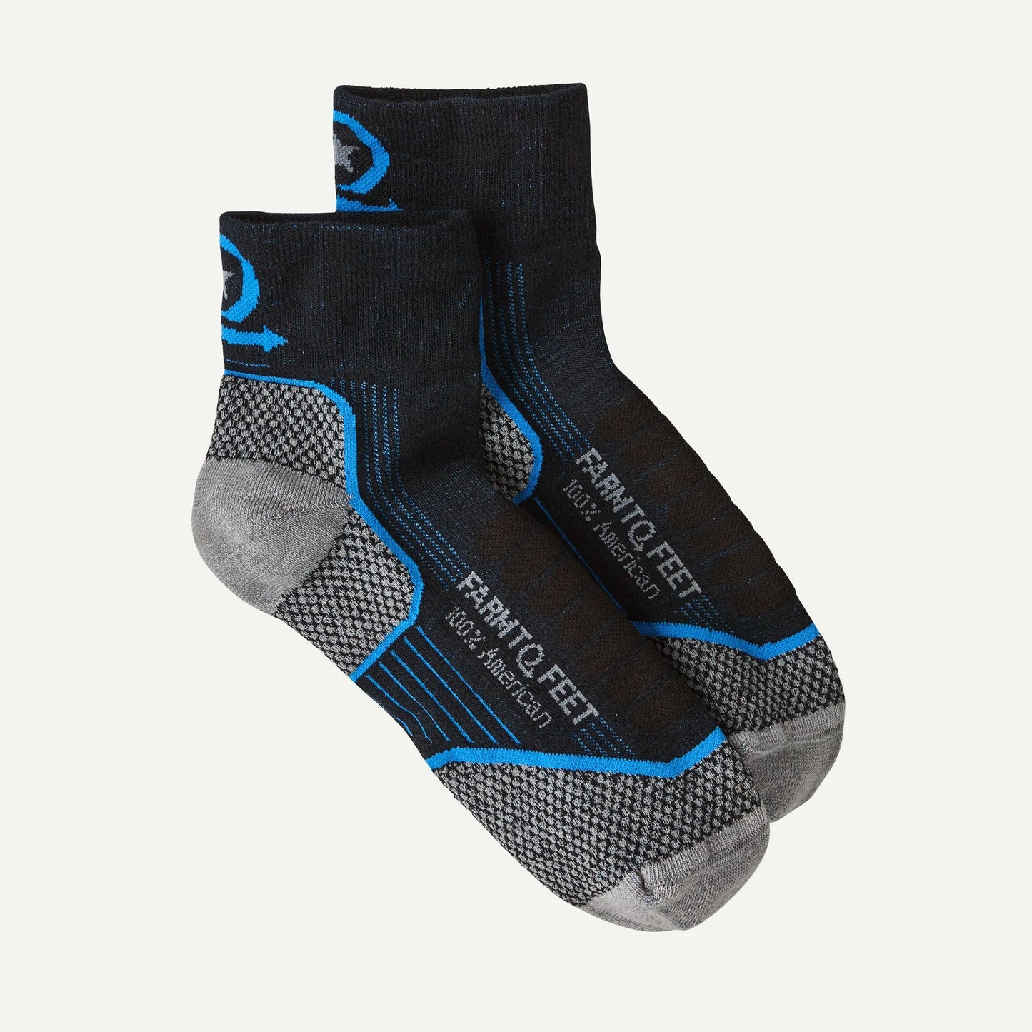 Farm to Feet® Damascus Light Targeted Cushion Quarter Socks - US 5957