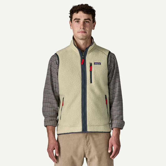 Men's Retro Pile Fleece Vest - US 2796