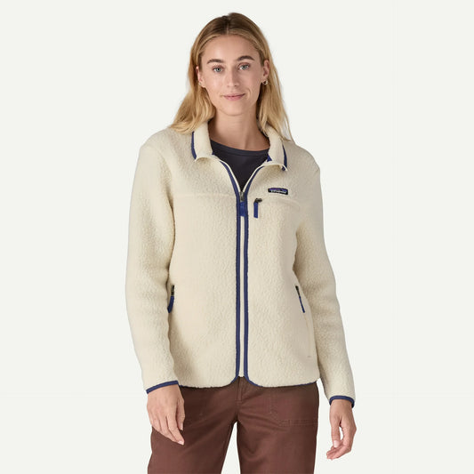 Women's Retro Pile Fleece Jacket - US 8341