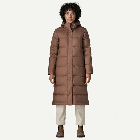 Women's Silent Down Long Parka - US 3819