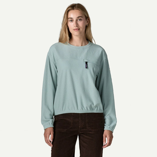 Women's Textured Fleece Crewneck - US 3426