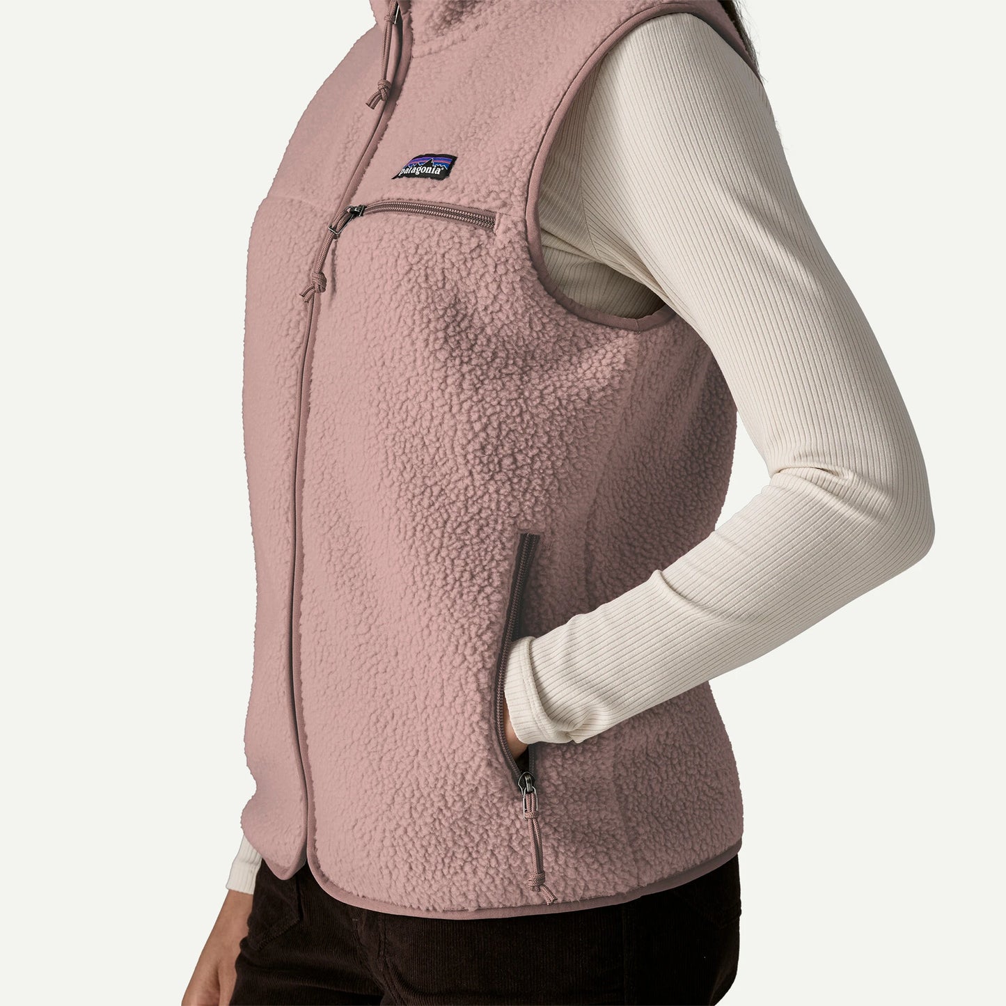 Women's Retro Pile Fleece Vest - US 2464