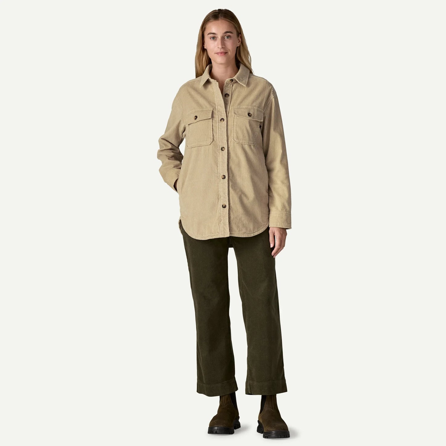 Women's Corduroy Overshirt Jacket - US 2371