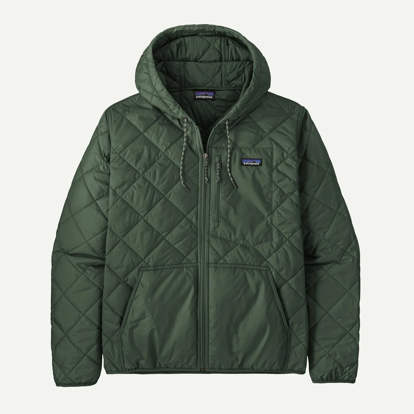 Men's Diamond Quilted Bomber Hoody - US 1086