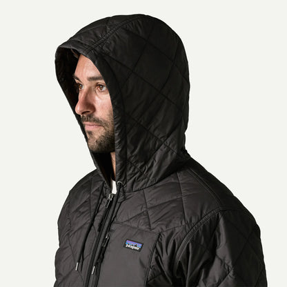 Men's Diamond Quilted Bomber Hoody - US 4859
