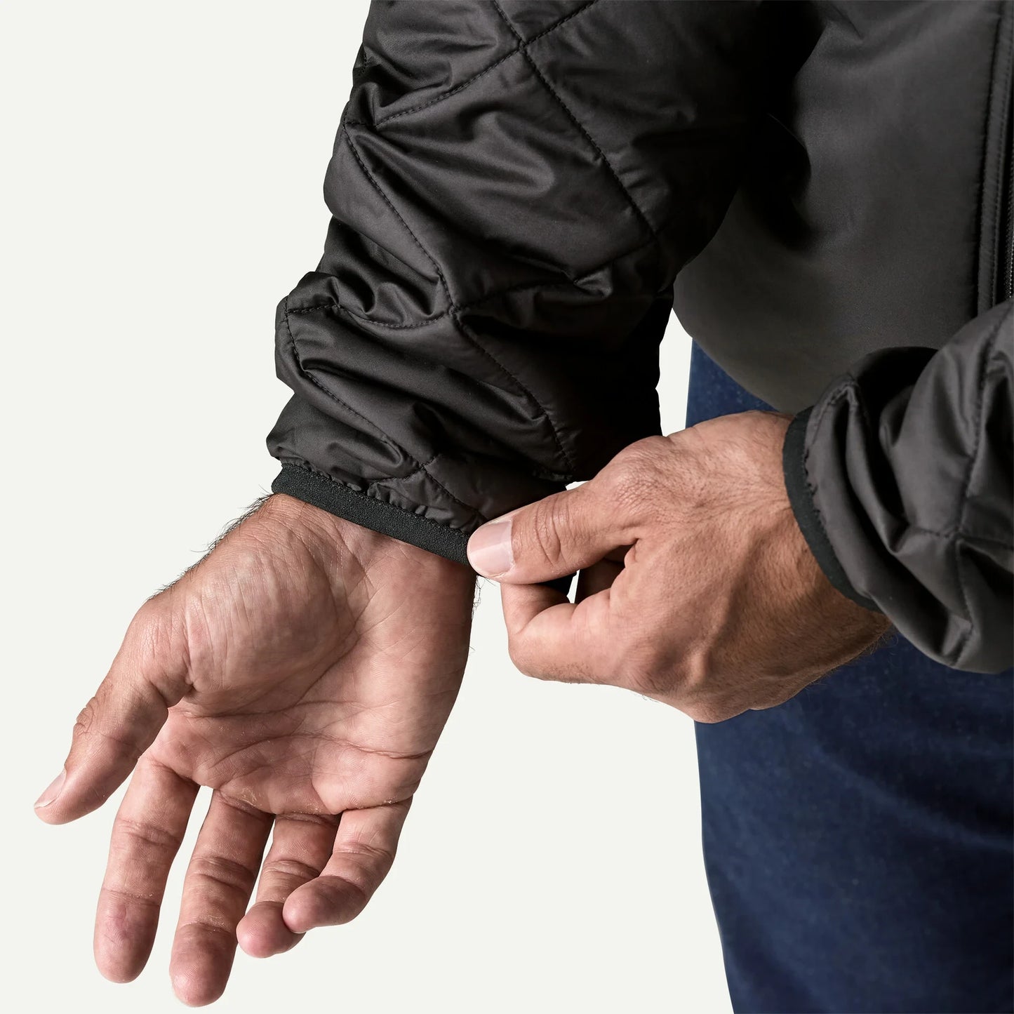 Men's Diamond Quilted Bomber Hoody - US 8691