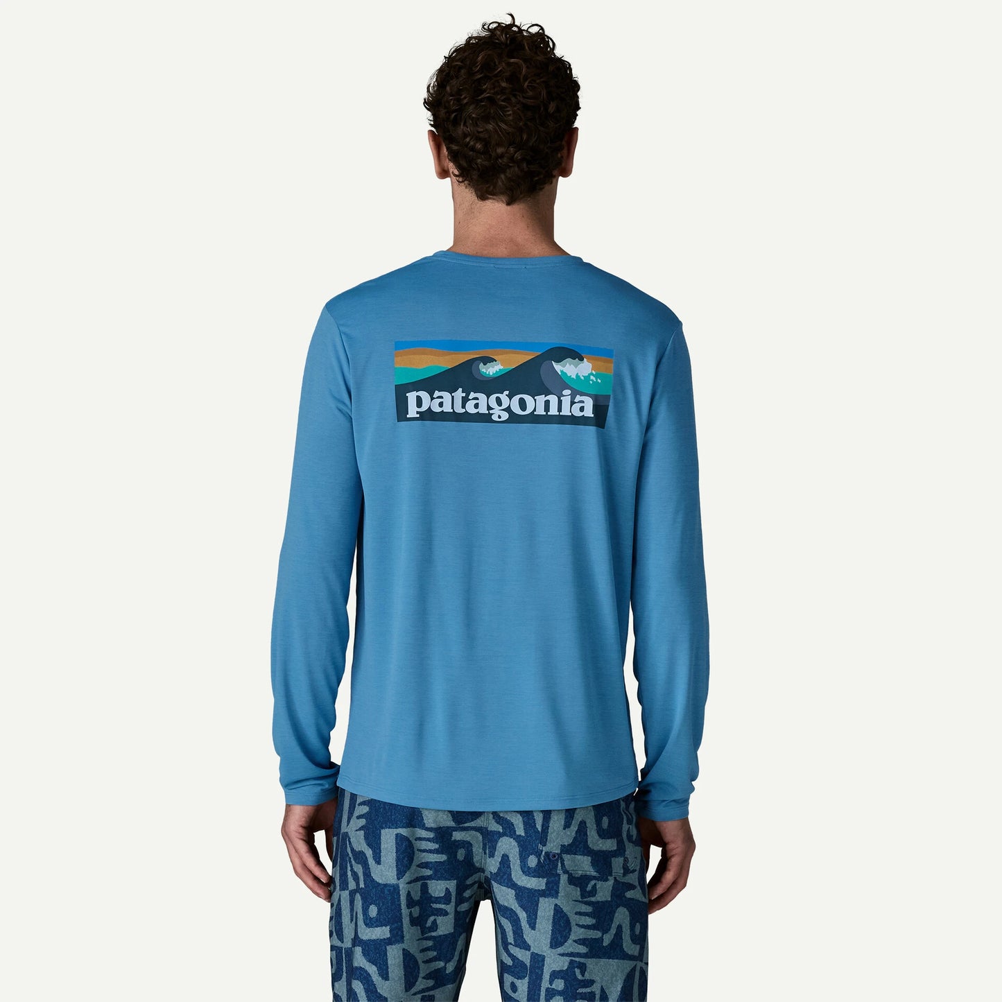 Men's Long-Sleeved Capilene® Cool Daily Shirt - Boardshort Logo - US 3562