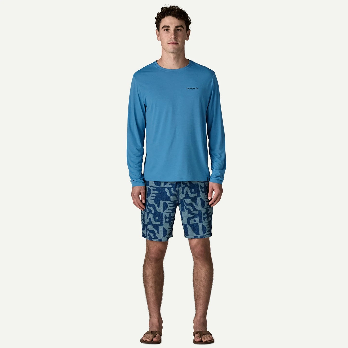 Men's Long-Sleeved Capilene® Cool Daily Shirt - Boardshort Logo - US 3913