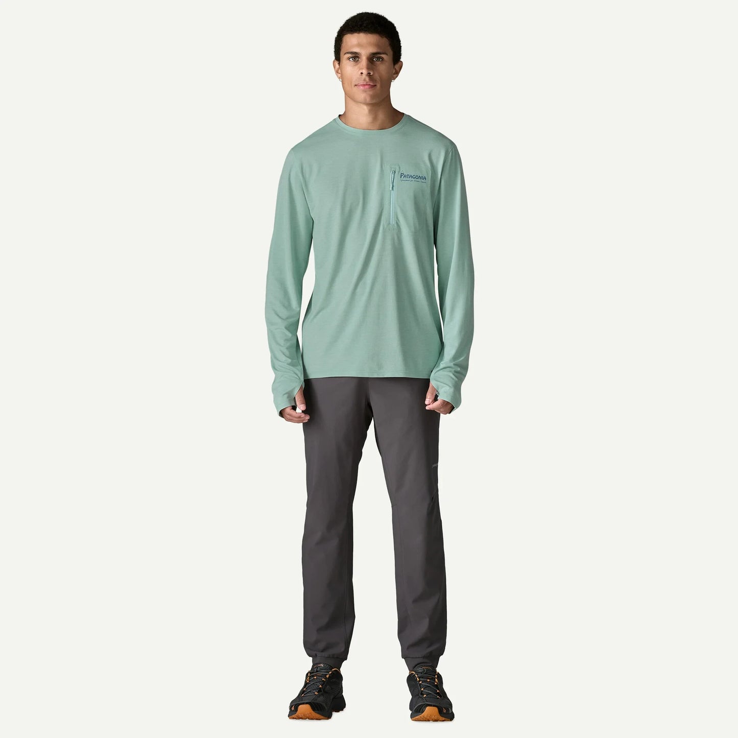 Men's Long-Sleeved Capilene® Cool Sun Shirt - Water People Banner - US 7099