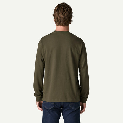 Men's Long-Sleeved Henley Shirt - US 7940