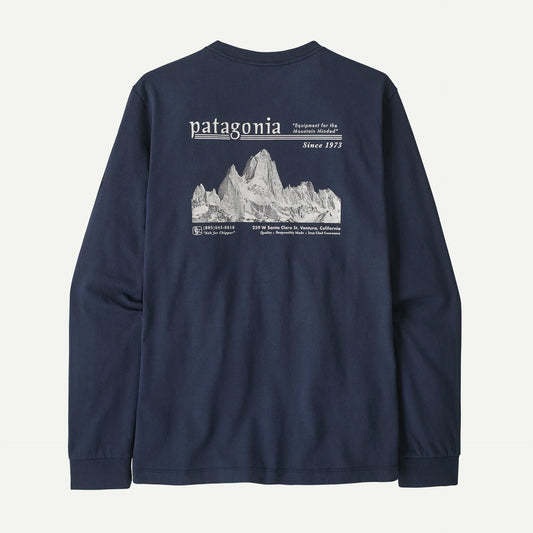 Men's Long-Sleeved Midweight Hut Tripper Skyline T-Shirt - US 1630