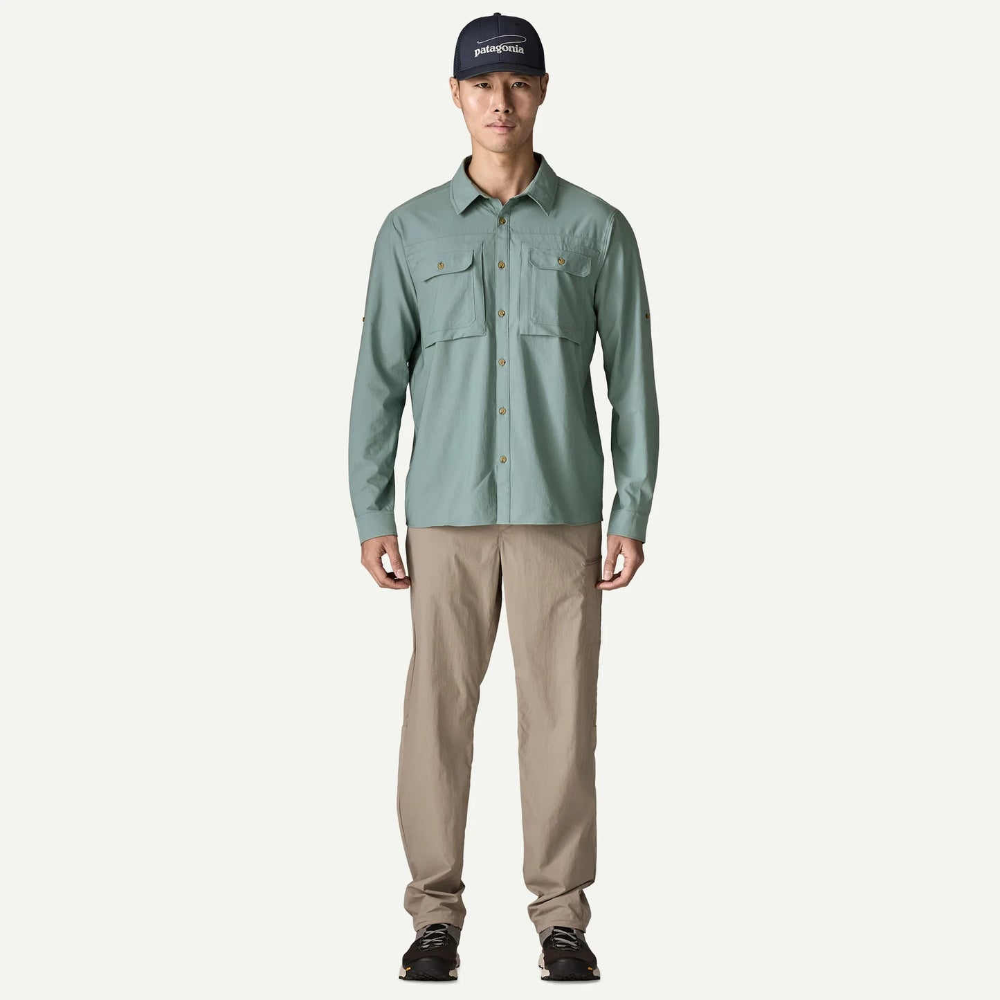 Men's Long-Sleeved Self-Guided Sun Shirt - US 8565