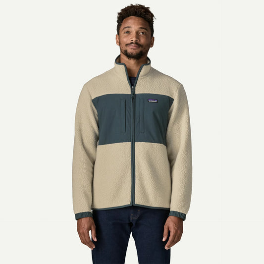 Men's Retro Pile Fleece Patch Jacket - US 6104