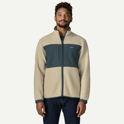 Men's Retro Pile Fleece Patch Jacket - US 4471