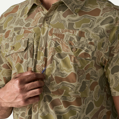 Men's Short-Sleeved Self-Guided Sun Shirt - US 9923