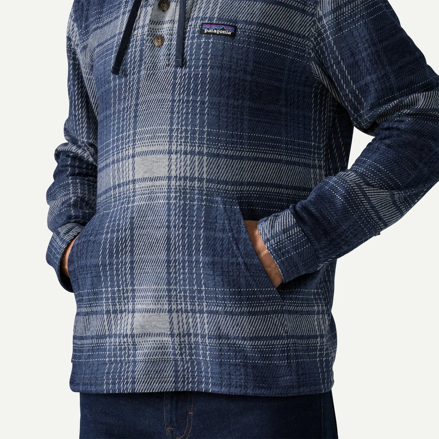 Men's Stretch Fjord Flannel Pullover Hoody - US 5139
