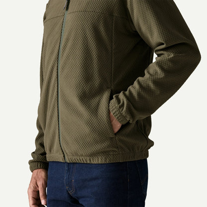 Men's Textured Fleece Jacket - US 4065