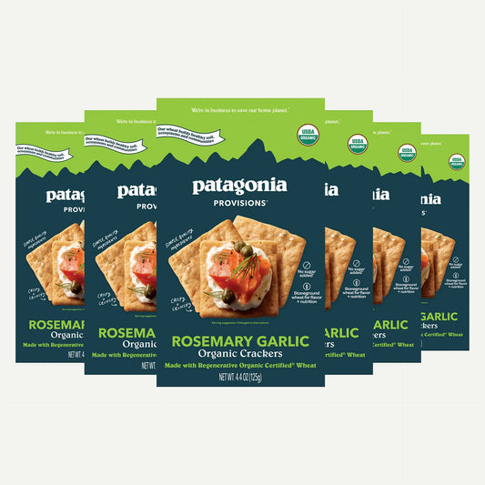Organic Rosemary Garlic Crackers - US 3893