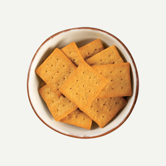 Organic Toasted Cheeze Crackers - US 9495