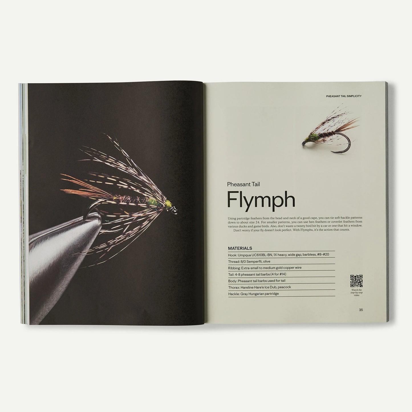 "Pheasant Tail Simplicity: Recipes and Techniques for Successful Fly Fishing" (by Yvon Chouinard, Craig Mathews, and Mauro Mazzo) - US 5664