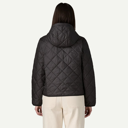 Women's Diamond Quilted Bomber Hoody - US 2797