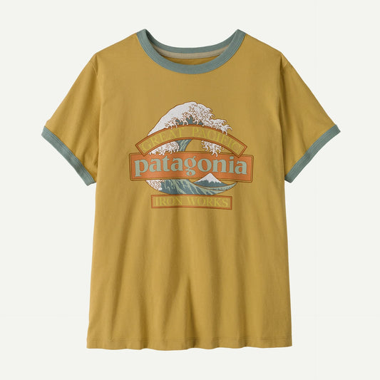 Women's Great Waves Ringer Tee - US 3822