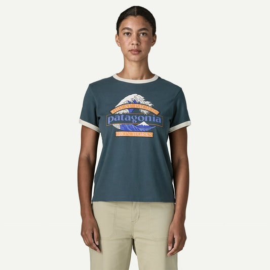 Women's Great Waves Ringer Tee - US 7057