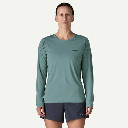 Women's Long-Sleeved Capilene® Cool Daily Shirt - Boardshort Logo - US 8772