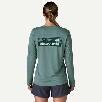 Women's Long-Sleeved Capilene® Cool Daily Shirt - Boardshort Logo - US 8772