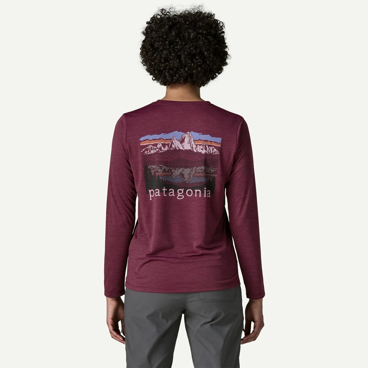 Women's Long-Sleeved Capilene® Cool Daily Shirt - Fitz Roy Foothills - US 5295