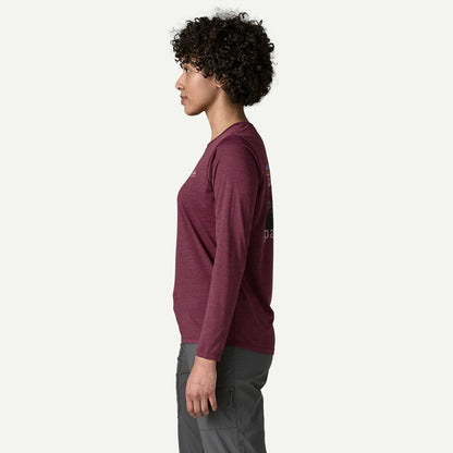 Women's Long-Sleeved Capilene® Cool Daily Shirt - Fitz Roy Foothills - US 5295