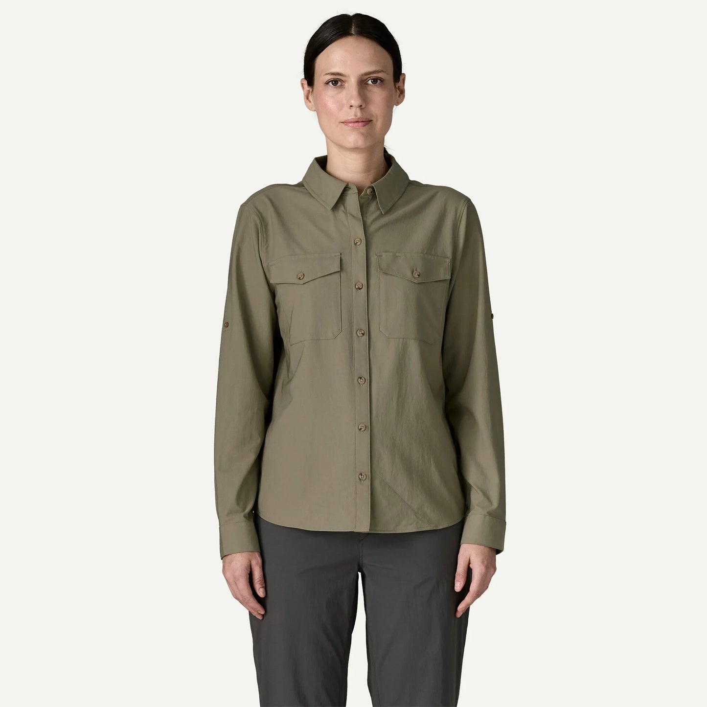 Women's Long-Sleeved Self-Guided Sun Shirt - US 4280