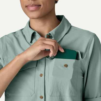 Women's Long-Sleeved Self-Guided Sun Shirt - US 6500