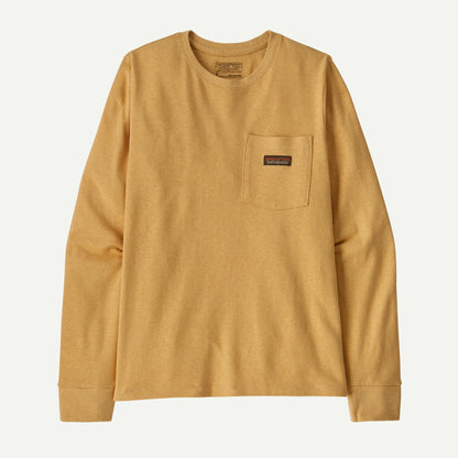 Women's Long-Sleeved Work Pocket T-Shirt - US 7573