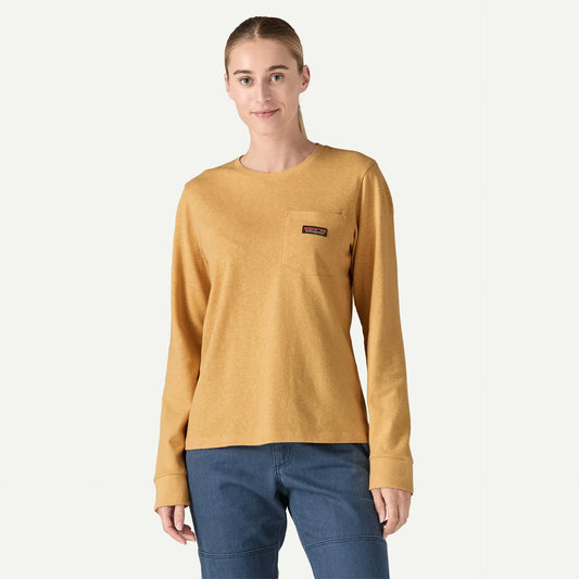 Women's Long-Sleeved Work Pocket T-Shirt - US 3260