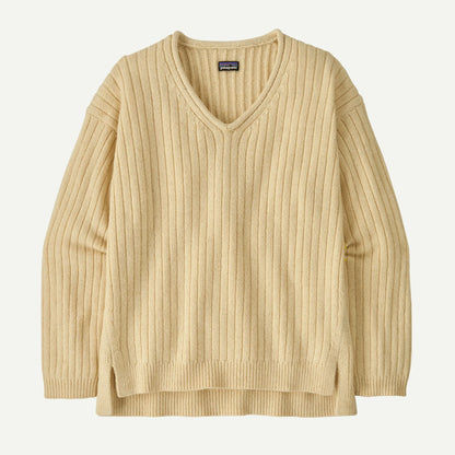 Women's Recycled Wool-Blend V-Neck Sweater - US 7432