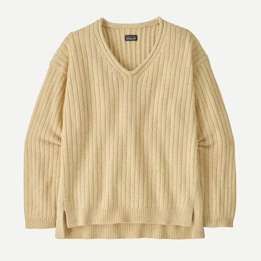 Women's Recycled Wool-Blend V-Neck Sweater - US 7432