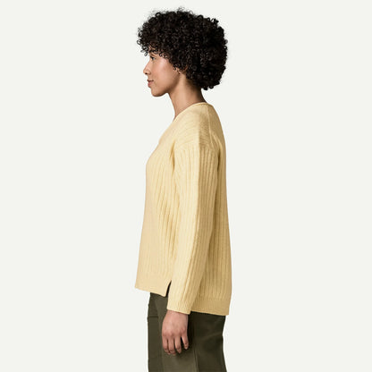 Women's Recycled Wool-Blend V-Neck Sweater - US 7432