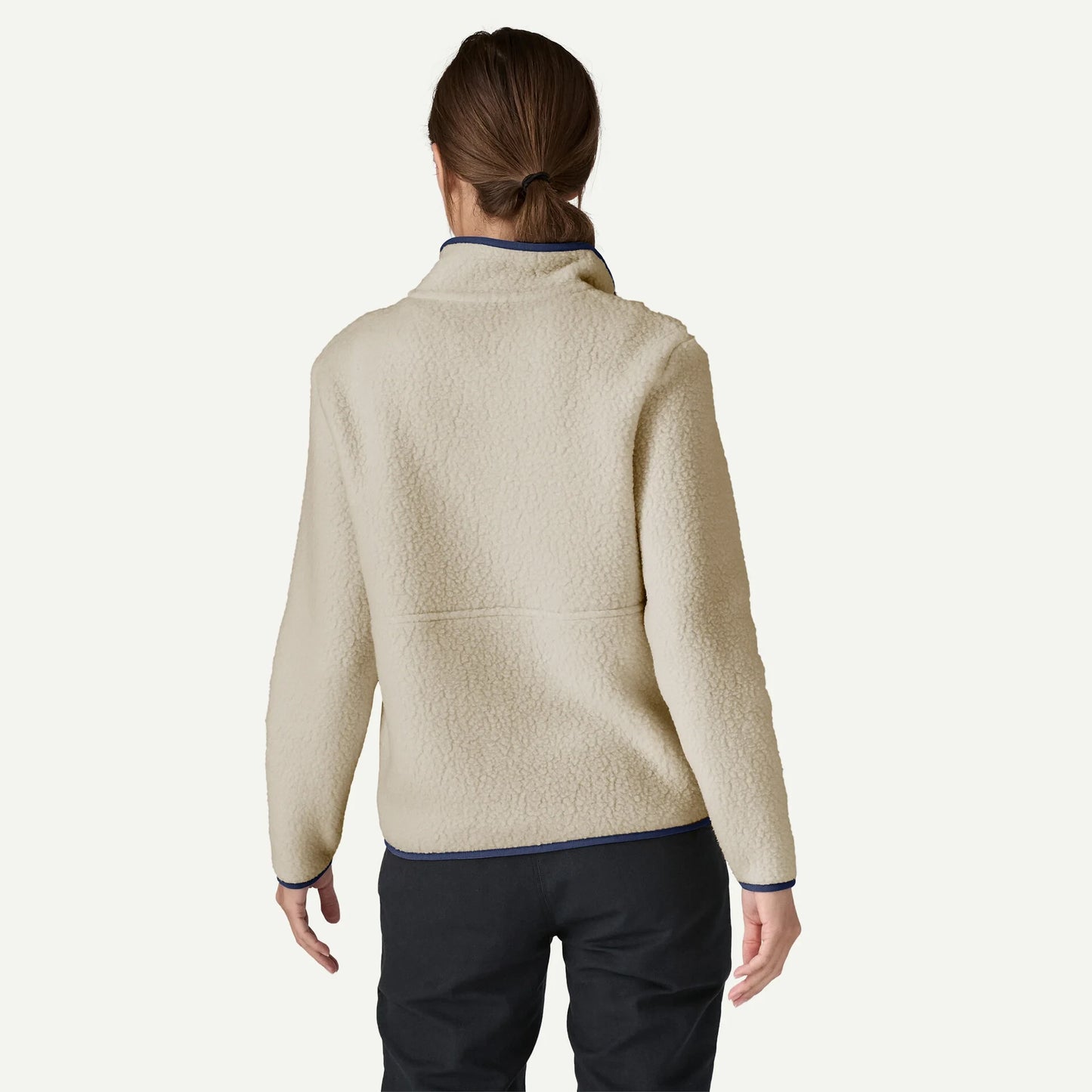 Women's Retro Pile Fleece Marsupial Pullover - US 8990