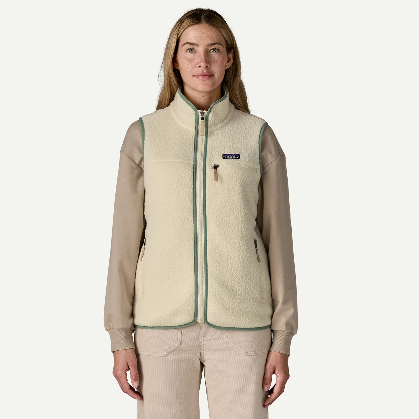 Women's Retro Pile Fleece Vest - US 1950