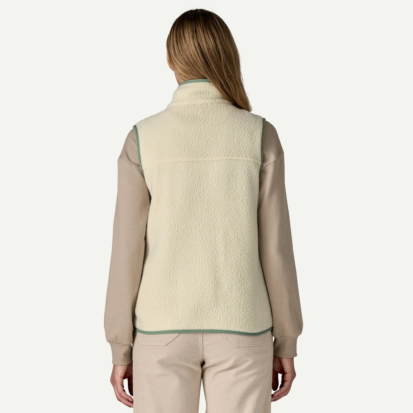 Women's Retro Pile Fleece Vest - US 5810