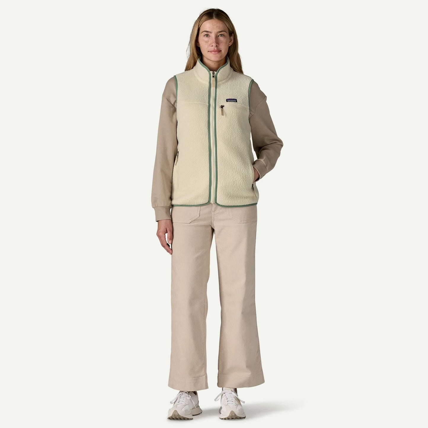 Women's Retro Pile Fleece Vest - US 5810