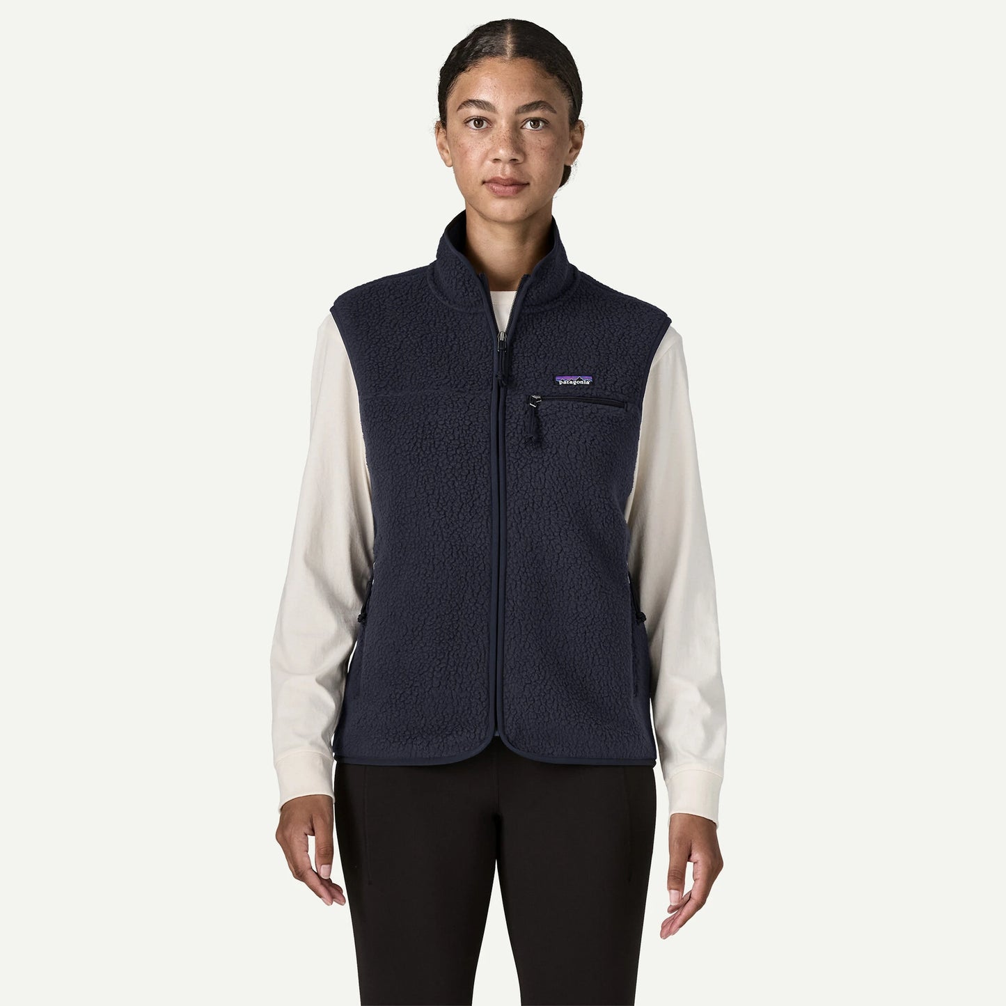 Women's Retro Pile Fleece Vest - US 3264