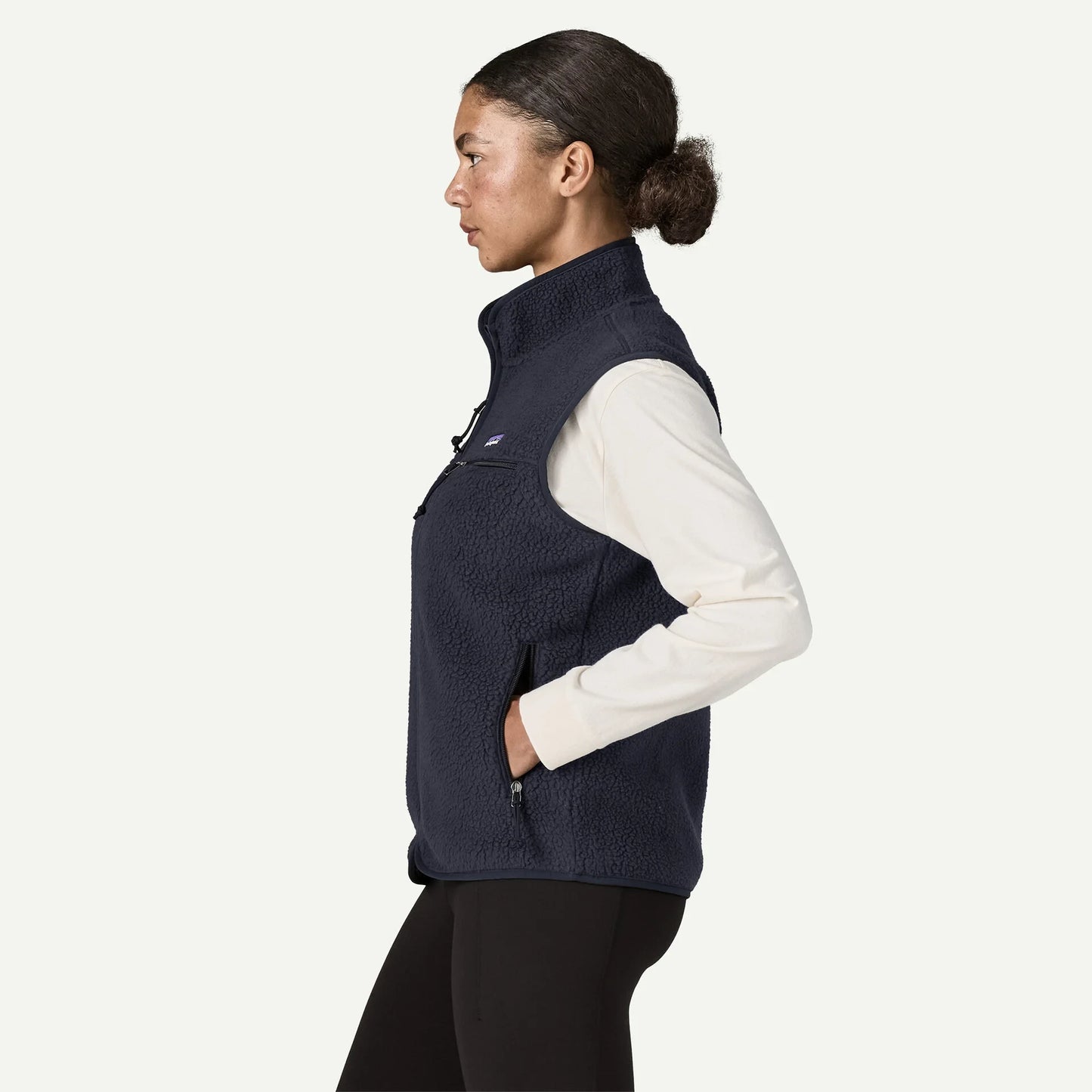 Women's Retro Pile Fleece Vest - US 3264