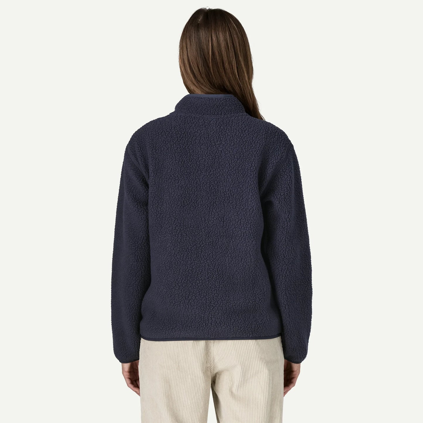 Women's Retro Pile Marsupial Fleece Pullover - US 8979