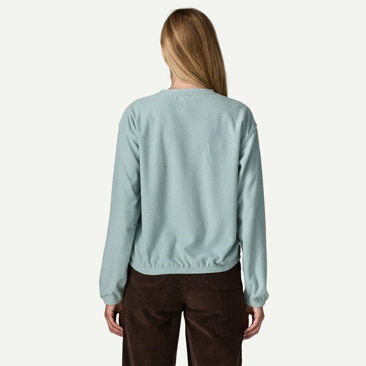 Women's Textured Fleece Crewneck - US 9929