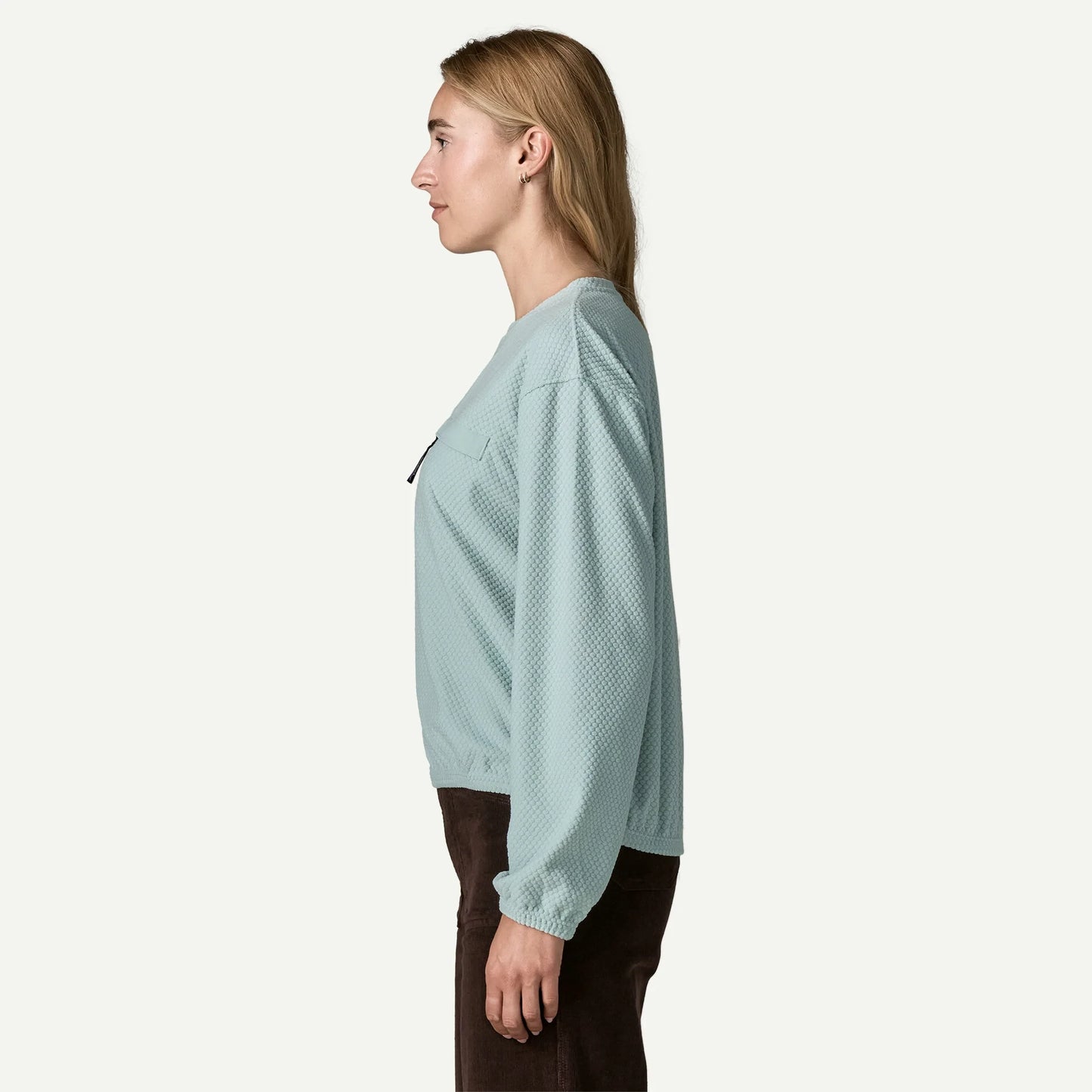 Women's Textured Fleece Crewneck - US 3426