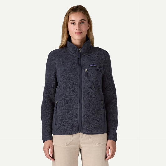 Women's Retro Pile Fleece Jacket - US 8075