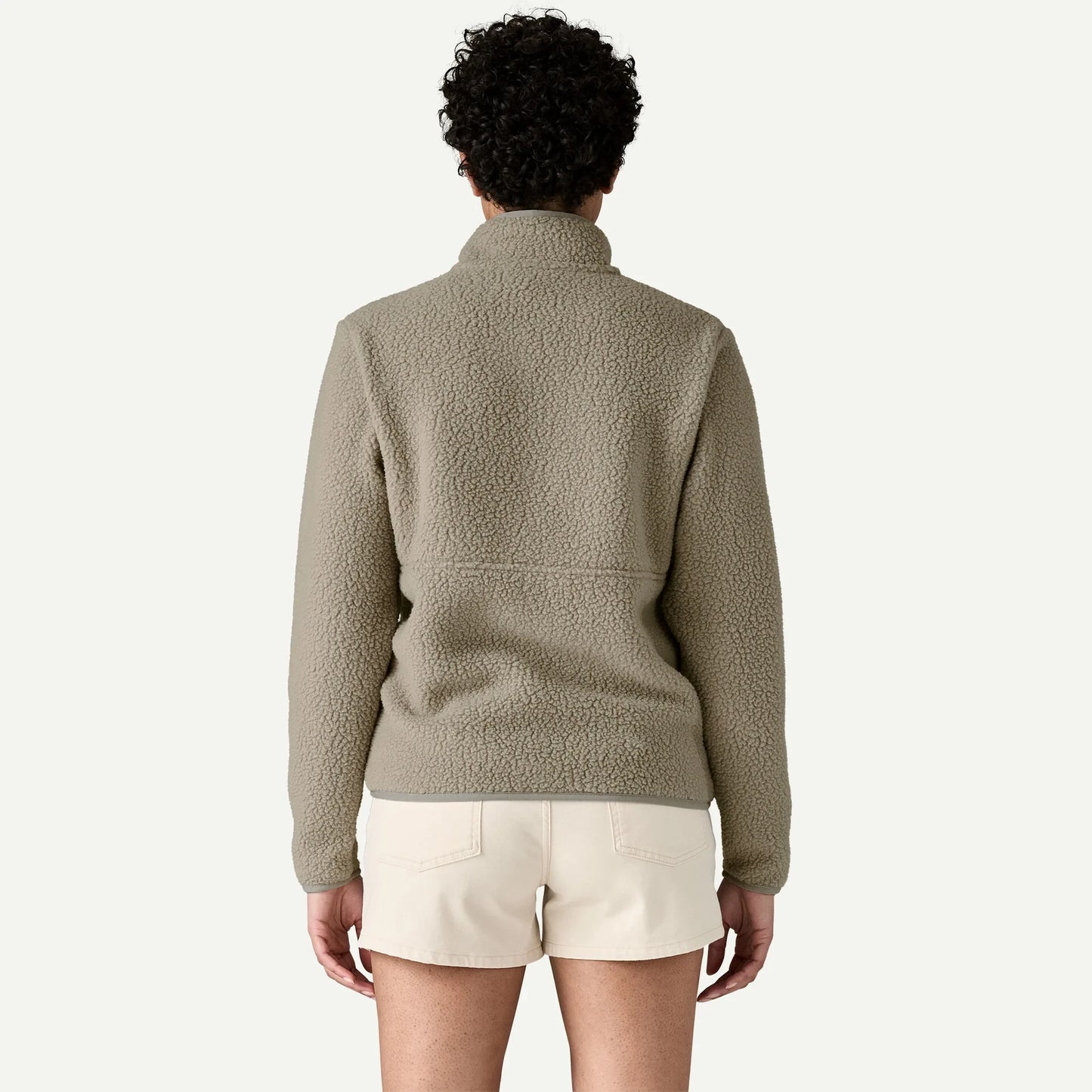 Women's Retro Pile Fleece Marsupial Pullover - US 9209