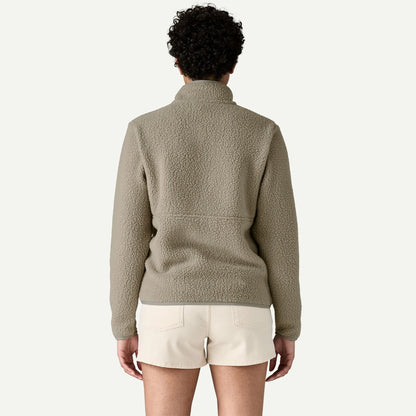 Women's Retro Pile Fleece Marsupial Pullover - US 9209